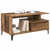 Vidaxl salontafel oud hout 90 x 49 x 45 cm bewerkt hout