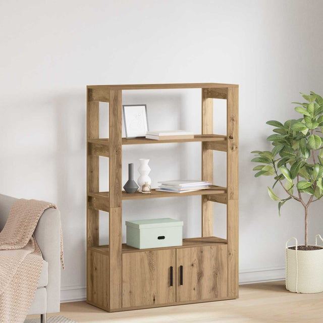 Vidaxl dressoir artisanaal eikenkleurig 30 x 80 x 119,5 cm