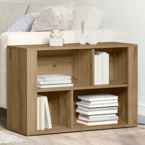 Vidaxl dressoir artisan eiken 80 x 30 x 53 cm bewerkt hout