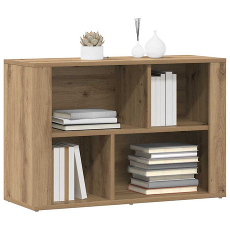 Vidaxl dressoir artisan eiken 80 x 30 x 53 cm bewerkt hout