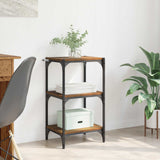 Vidaxl boekenkast oud hout 40 x 33 x 70,5 cm gemonteerd hout en ijzer