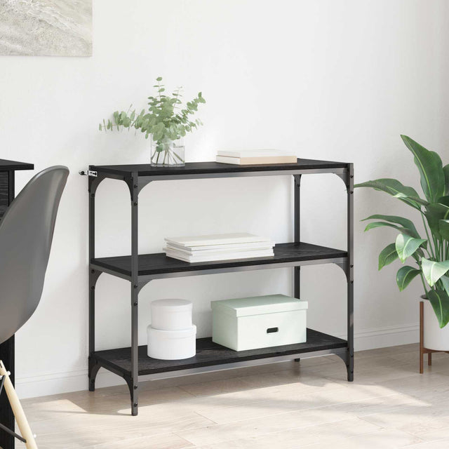 Vidaxl boekenkast zwart eiken 80 x 33 x 70,5 cm