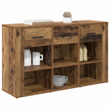 Vidaxl dressoir oud hout 100 x 30 x 59,5 cm bewerkt hout