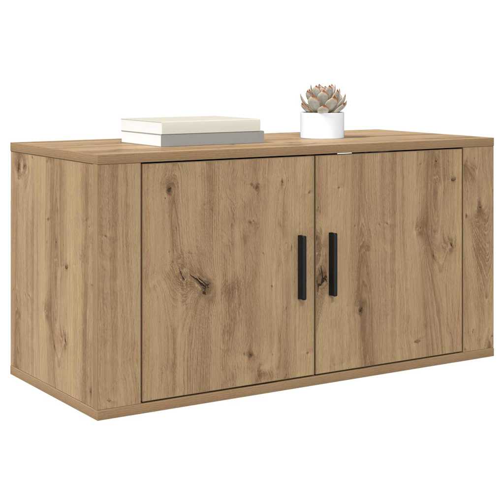 Vidaxl wandgemonteerde tv-kast 80 x 34.5 x 40 cm bewerkt hout