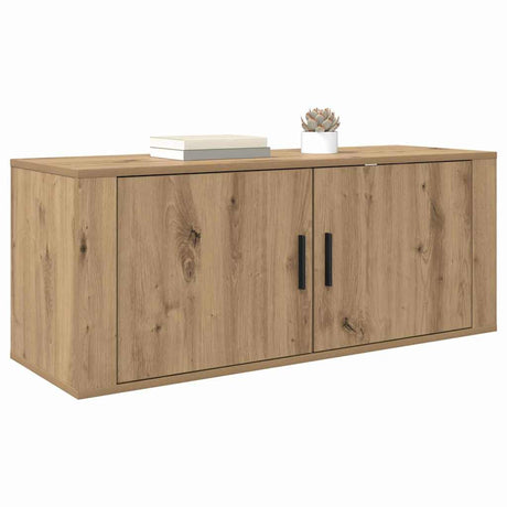 Vidaxl wandgemonteerde tv-kast 100 x 34,5 x 40 cm artisan eiken