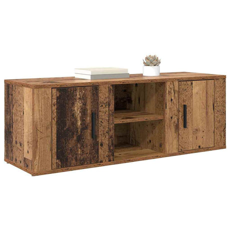 Vidaxl tv-kast 100 x 31,5 x 35 cm oud hout bewerkt hout