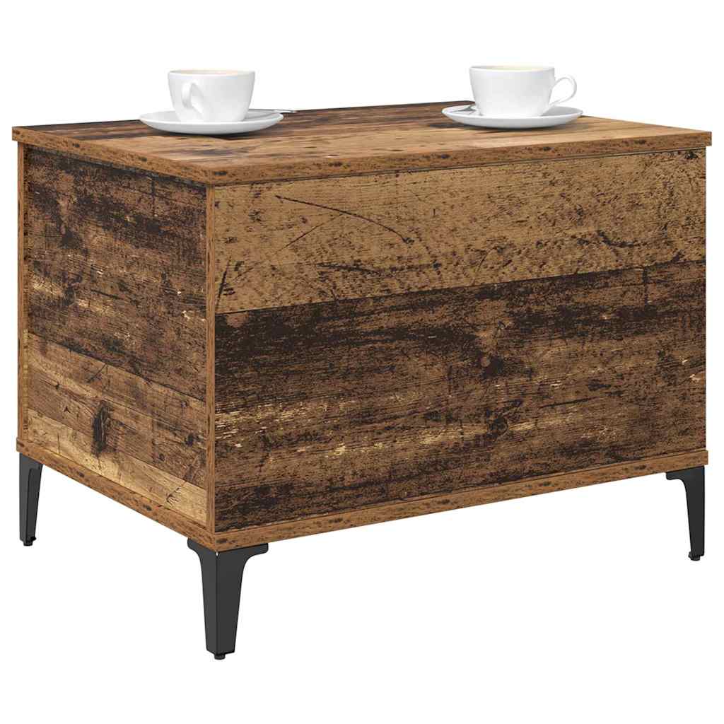 Vidaxl salontafel oud hout 60 x 44,5 x 45 cm bewerkt hout