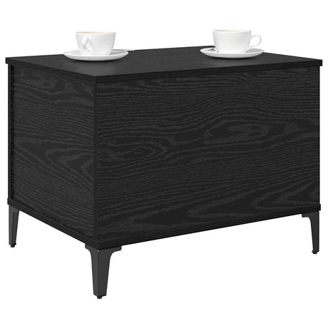 Vidaxl salontafel zwart eiken 60 x 44,5 x 45 cm bewerkt hout