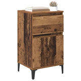 Vidaxl nachtkastje oudhout 40 x 35 x 70 cm bewerkt hout