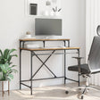 Vidaxl bureau oud hout 100 x 50 x 90 cm bewerkt hout
