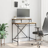 Vidaxl bureau oud hout 80 x 50 x 90 cm bewerkt hout