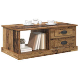 Vidaxl salontafel oud hout 90 x 50 x 35 cm bewerkt hout