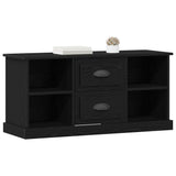 Vidaxl tv-kast 99,5 x 35,5 x 48 cm zwart eiken bewerkt hout