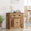 Vidaxl highboard oud hout 70 x 35,5 x 67,5 cm bewerkt hout