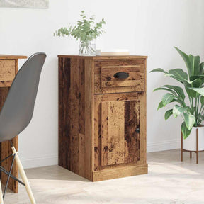 Vidaxl bijzetkast 40 x 50 x 75 cm bewerkt hout oud hout
