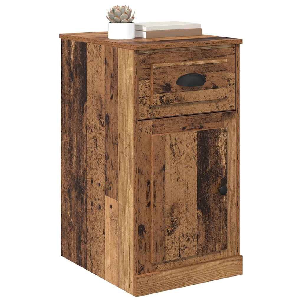 Vidaxl bijzetkast 40 x 50 x 75 cm bewerkt hout oud hout