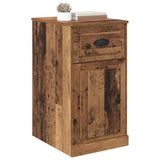 Vidaxl bijzetkast 40 x 50 x 75 cm bewerkt hout oud hout