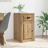 Vidaxl bijzetkast 40 x 50 x 75 cm bewerkt hout artisan eiken