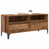 Vidaxl tv-kast oud hout 100 x 34,5 x 44,5 cm gemonteerd hout en ijzer