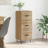Vidaxl dressoir artisanaal eikenkleurig 34 x 34.5 x 90 cm bewerkt hout