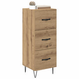 Vidaxl dressoir artisanaal eikenkleurig 34 x 34.5 x 90 cm bewerkt hout