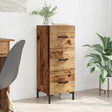 Vidaxl dressoir oudhout 34,5 x 34 x 90 cm bewerkt hout