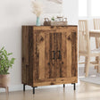 Vidaxl dressoir oud hout 69,5 x 34 x 90 cm gemonteerd hout en ijzer