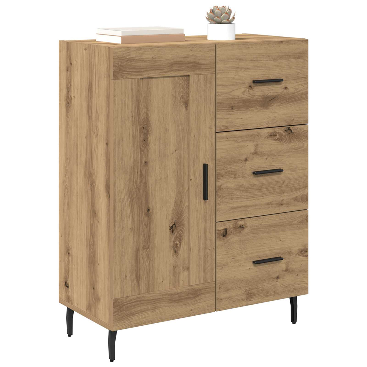 Vidaxl dressoir artisan eiken 69,5 x 34 x 90 cm