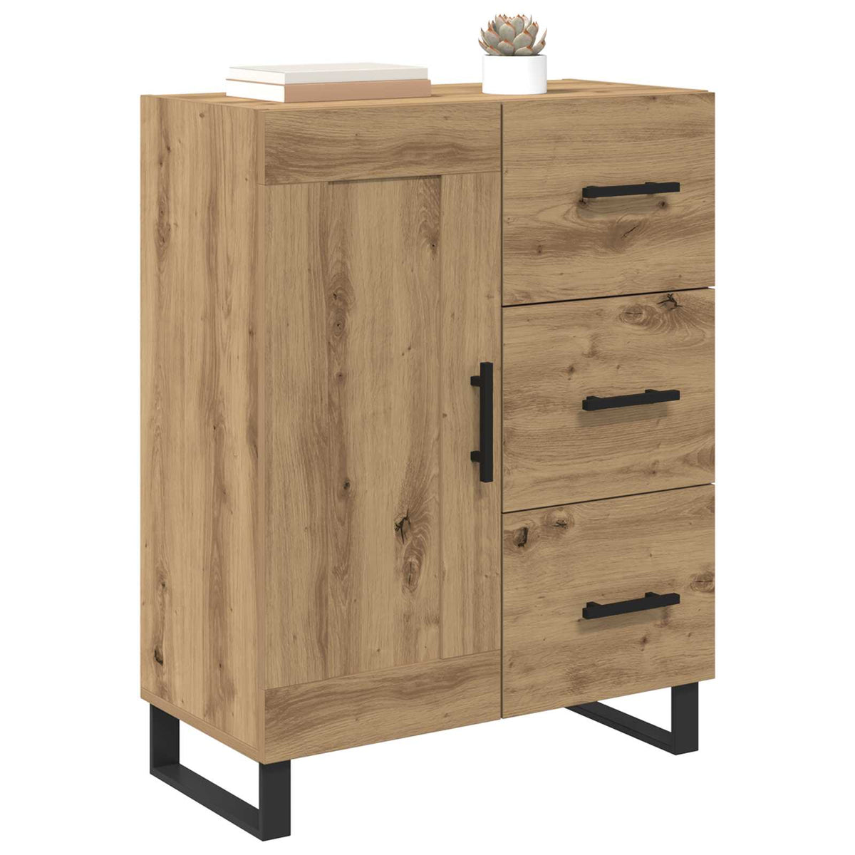 Vidaxl dressoir artisan eiken 69,5 x 34 x 90 cm