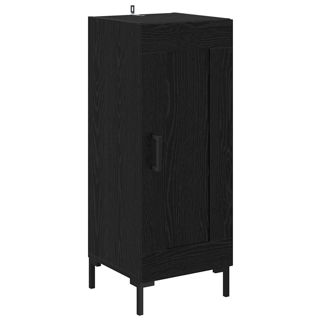 Vidaxl dressoir olden zwart eiken 34,5 x 34 x 90 cm