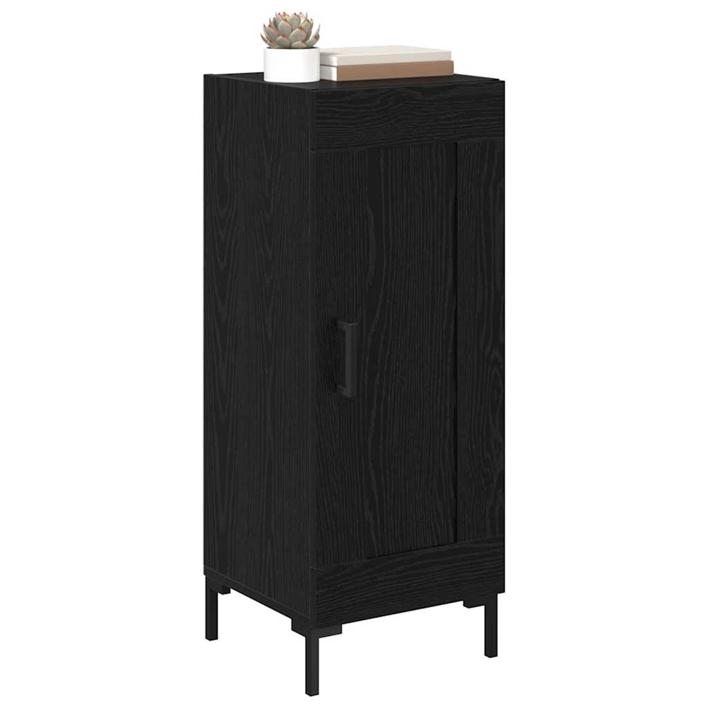Vidaxl dressoir olden zwart eiken 34,5 x 34 x 90 cm