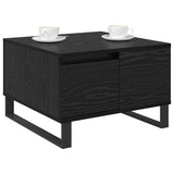 Vidaxl salontafel zwart eiken 55 x 55 x 36,5 cm bewerkt hout