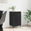 Vidaxl dressoir zwart eiken 40 x 35 x 70 cm bewerkt hout