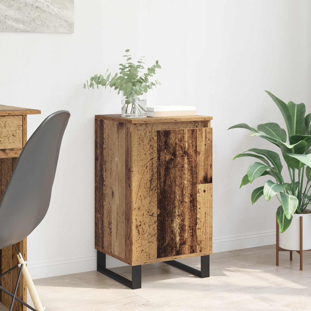Vidaxl dressoir oudhout 40 x 35 x 70 cm bewerkt hout