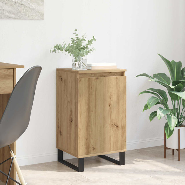 Vidaxl dressoir artisan eiken 40 x 35 x 70 cm bewerkt hout