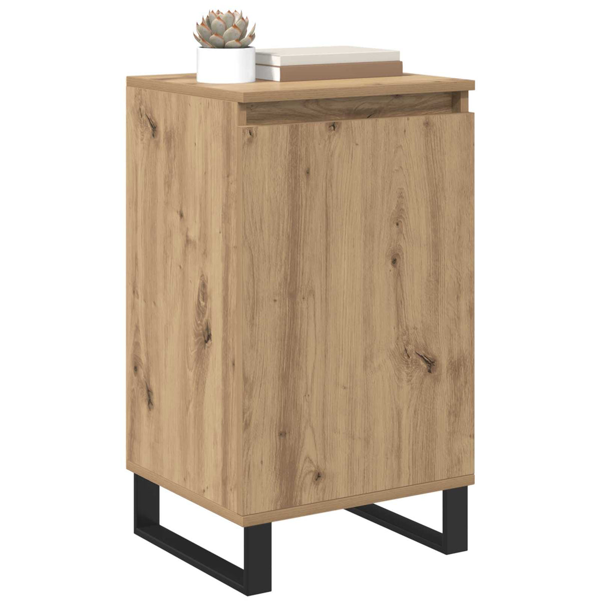 Vidaxl dressoir artisan eiken 40 x 35 x 70 cm bewerkt hout