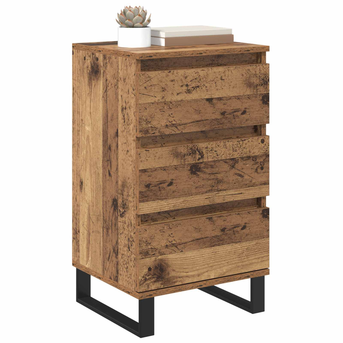 Vidaxl dressoir oud hout bewerkt hout