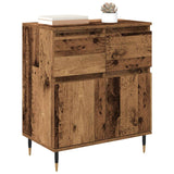 Vidaxl dressoir oud hout 60 x 35 x 70 cm gemonteerd hout en ijzer