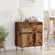 Vidaxl dressoir oud hout 60 x 35 x 70 cm gemonteerd hout en ijzer