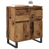 Vidaxl dressoir oud hout 60 x 35 x 70 cm gemonteerd hout en ijzer