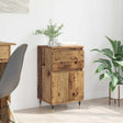 Vidaxl dressoir oud hout 40 x 35 x 70 cm gemonteerd hout en ijzer