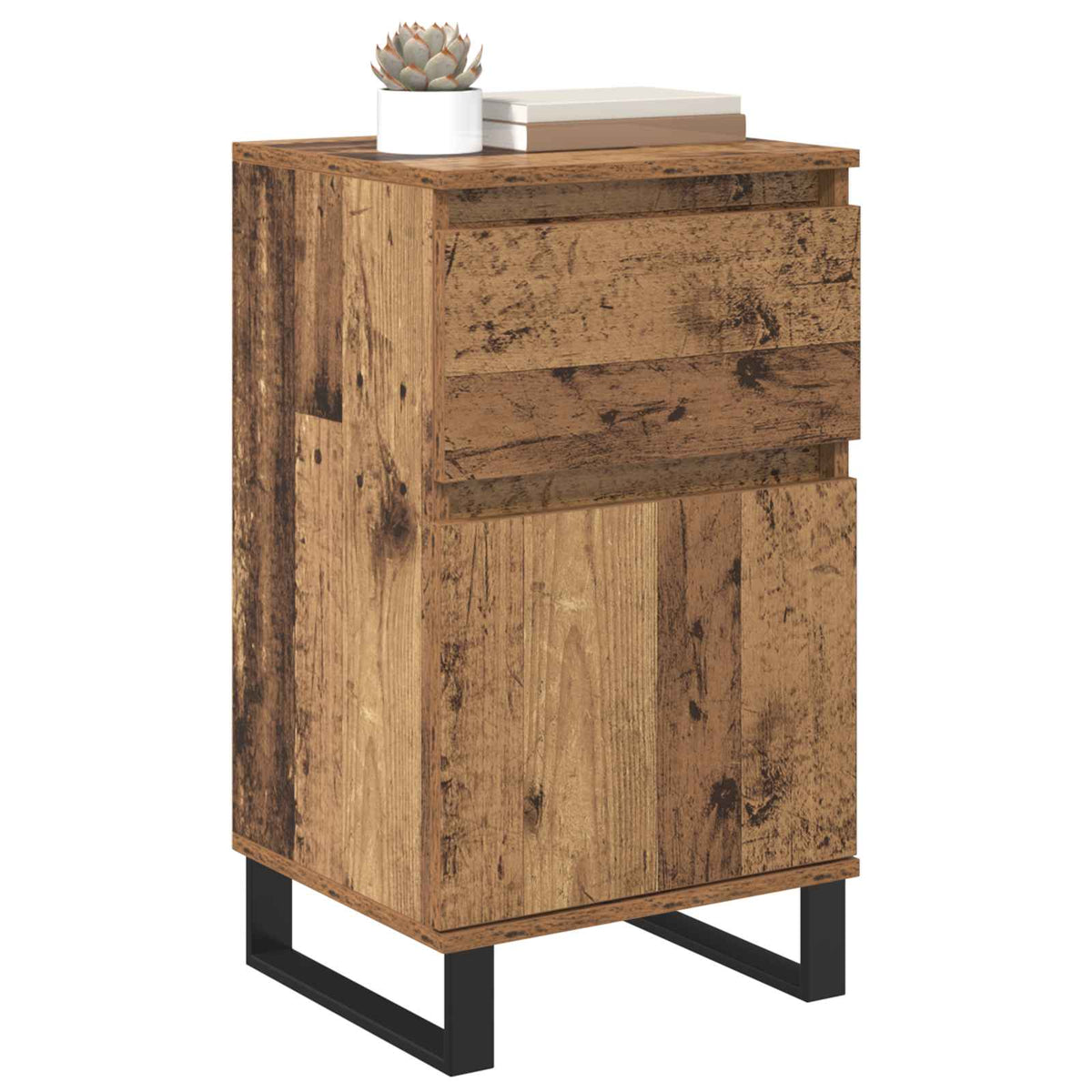 Vidaxl dressoir oud hout 35 x 40 x 70 cm bewerkt hout