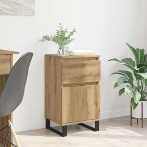 Vidaxl dressoir artisanaal eikenkleurig 35 x 40 x 70 cm bewerkt hout
