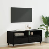 Vidaxl tv-kast met lade zwart eiken 100 x 34,5 x 44,5 cm