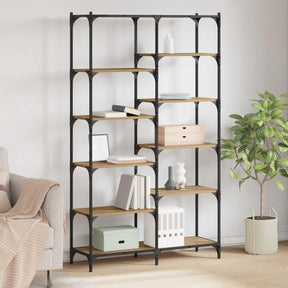 Vidaxl boekenkast 9-laags 100 x 32 x 170 cm bewerkt hout