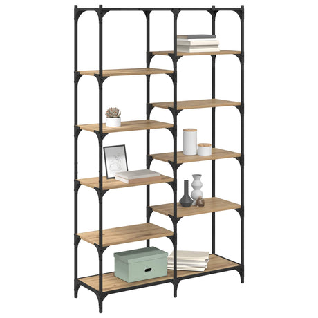 Vidaxl boekenkast 9-laags 100 x 32 x 170 cm bewerkt hout