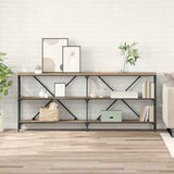 Vidaxl wandtafel artisan eiken 180 x 30 x 75 cm bewerkt hout