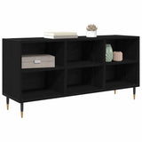 Vidaxl tv-kast 103,5 x 30 x 50 cm zwart eiken bewerkt hout
