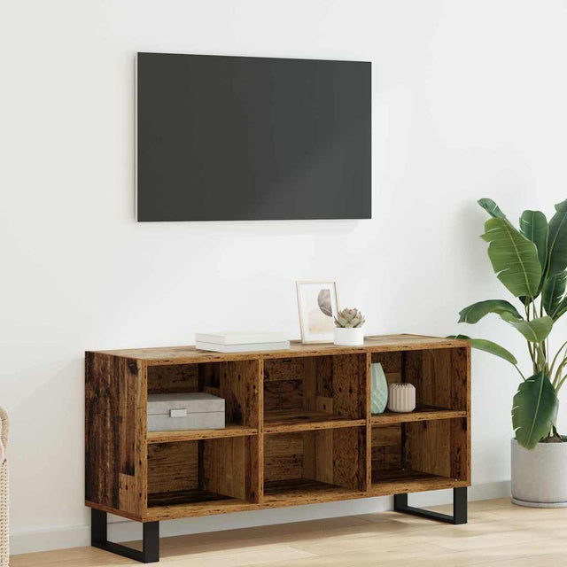 Vidaxl tv-kast 103,5 x 30 x 50 cm oud hout bewerkt hout