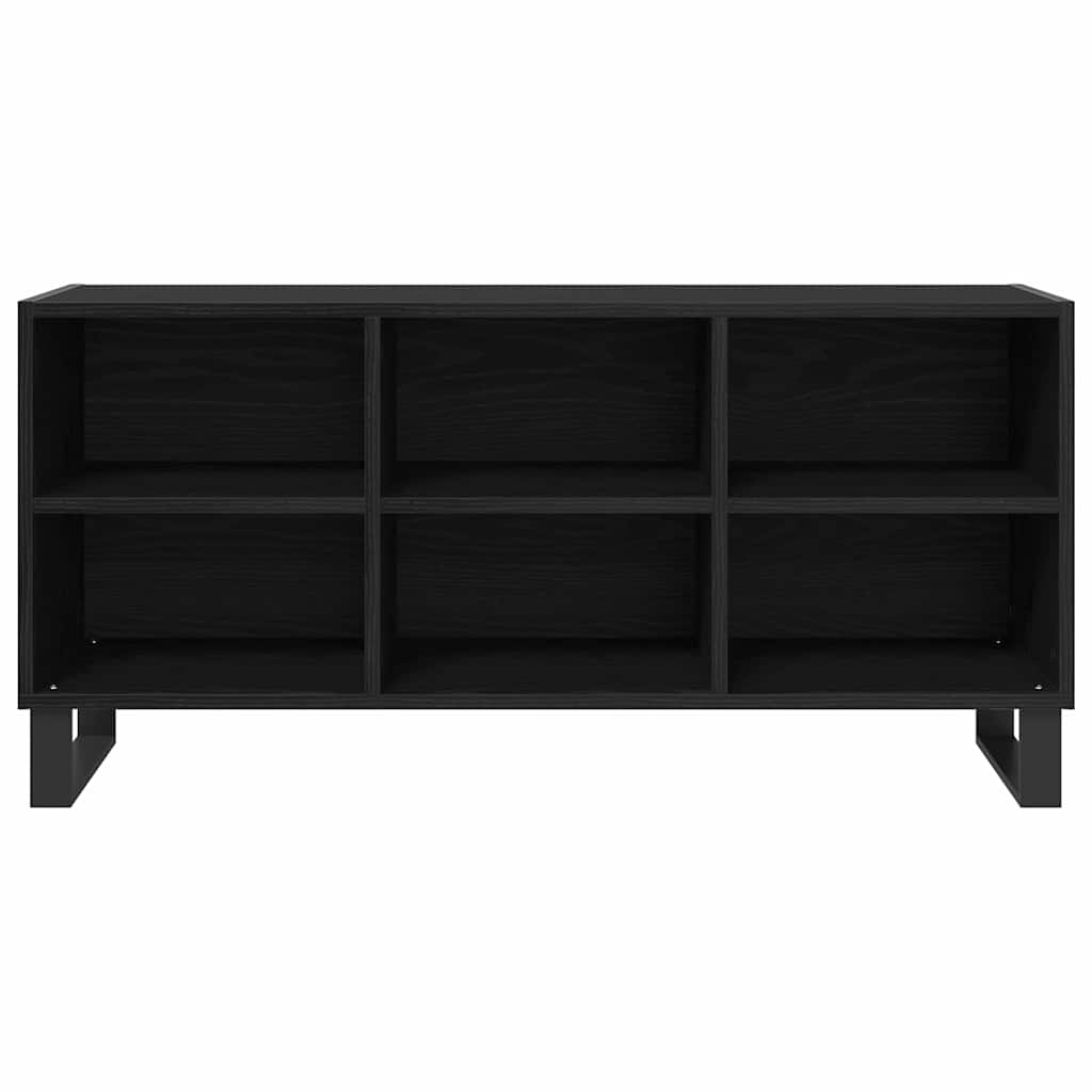 Vidaxl tv-kast 103,5 x 30 x 50 cm zwart eiken bewerkt hout